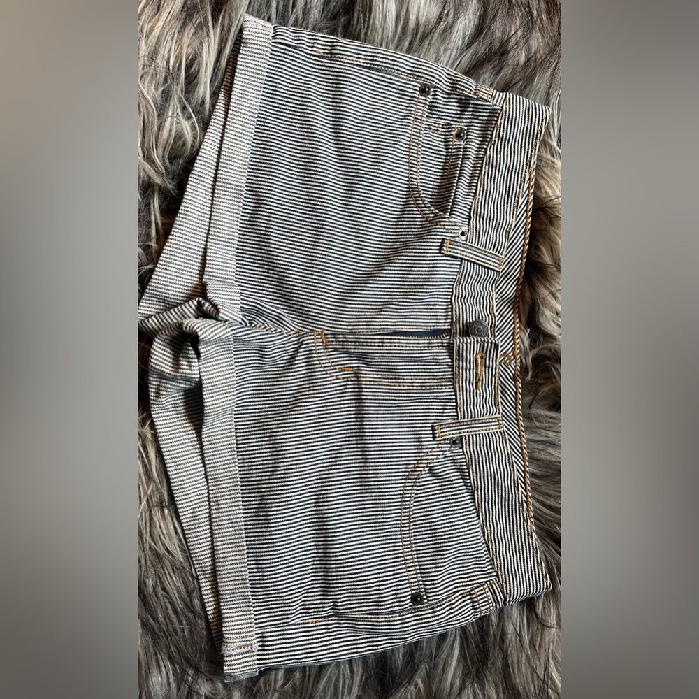 Lux brand blue & white shorts